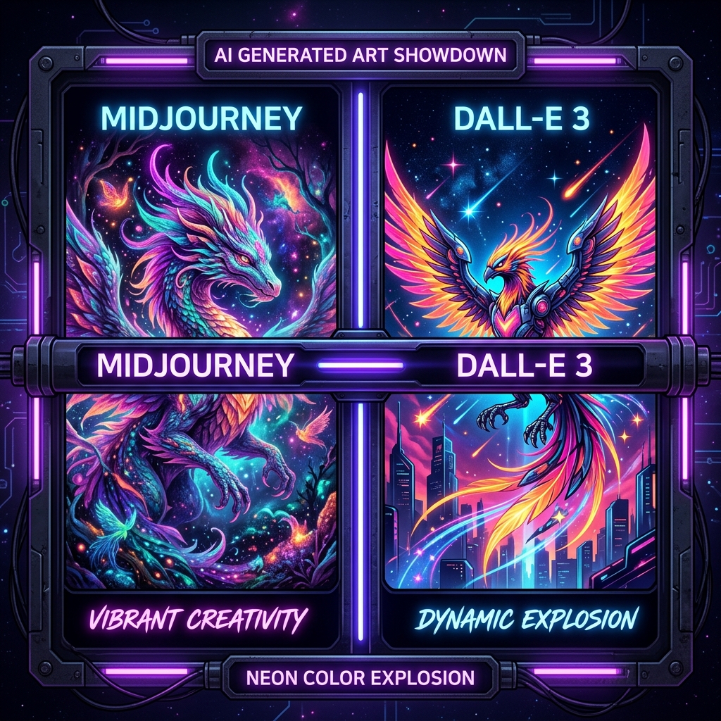 MidJourney V7 vs DALL-E 4: The AI Art Showdown
