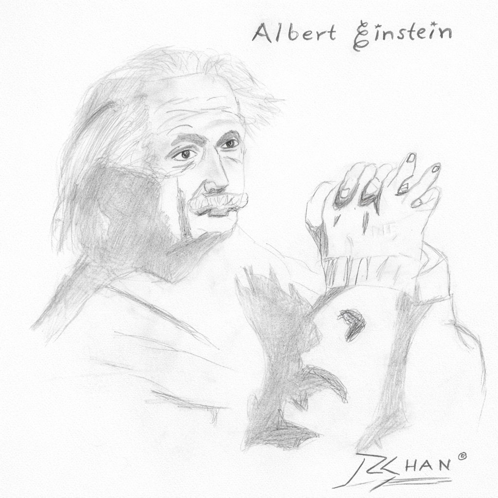 Albert Einstein Sketch
