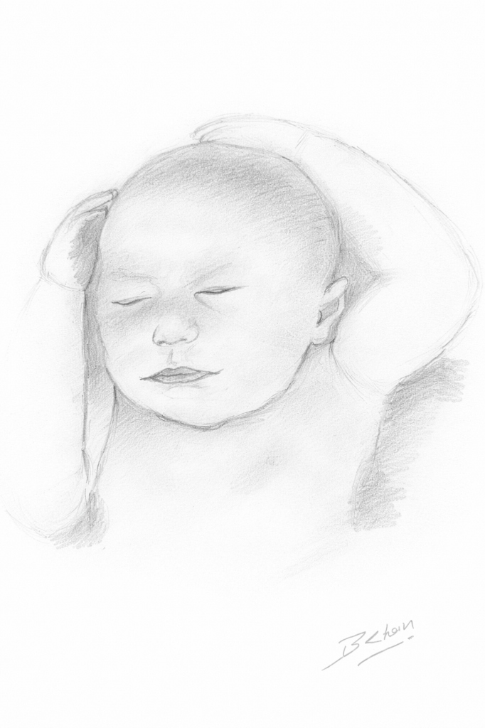 Realistic Baby Sketch
